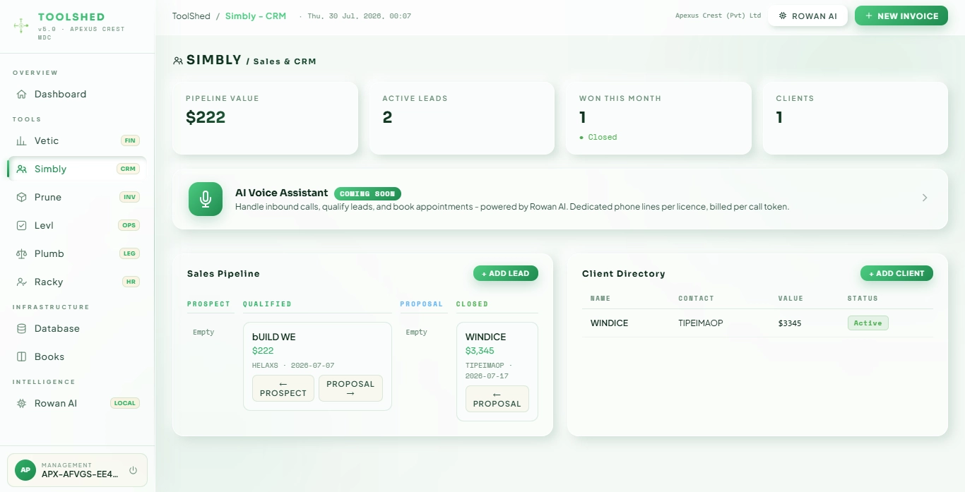 ToolShed overview